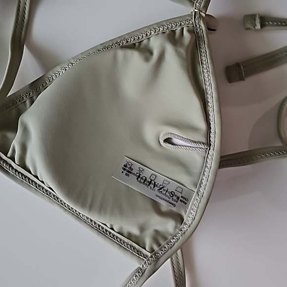 NWOT Zaful Sage Green Fishnet bikini set - Picture 10 of 10